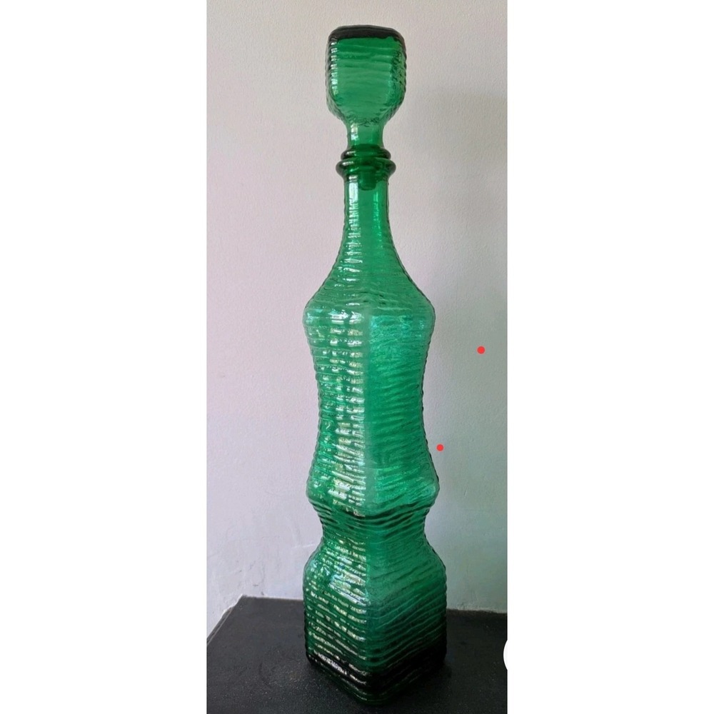 Vintage Green Glass Genie Bottle Stopper Only - Picture 6 of 7